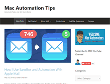 Tablet Screenshot of macautomationtips.com